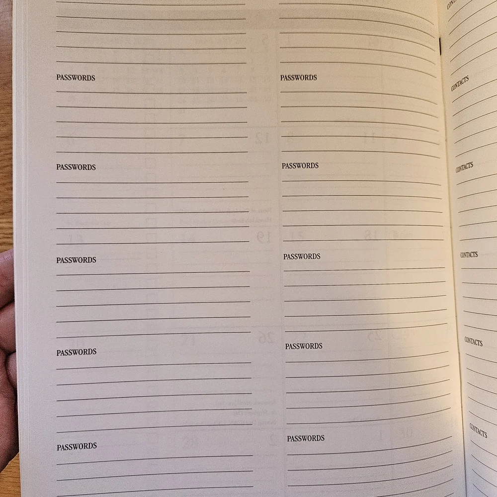 Champagne Problems 2026 Monthly Planner - Cream with Gold Accents